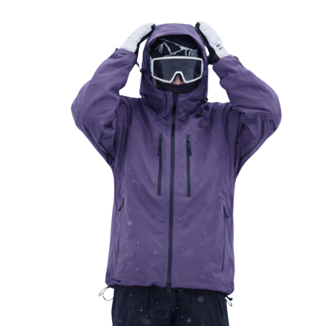 Unisex Schneejacke mit Kapuze