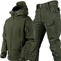Herren Outdoor Set wasserdicht mit Fleecefutter