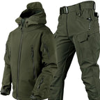 Herren Outdoor Set wasserdicht mit Fleecefutter